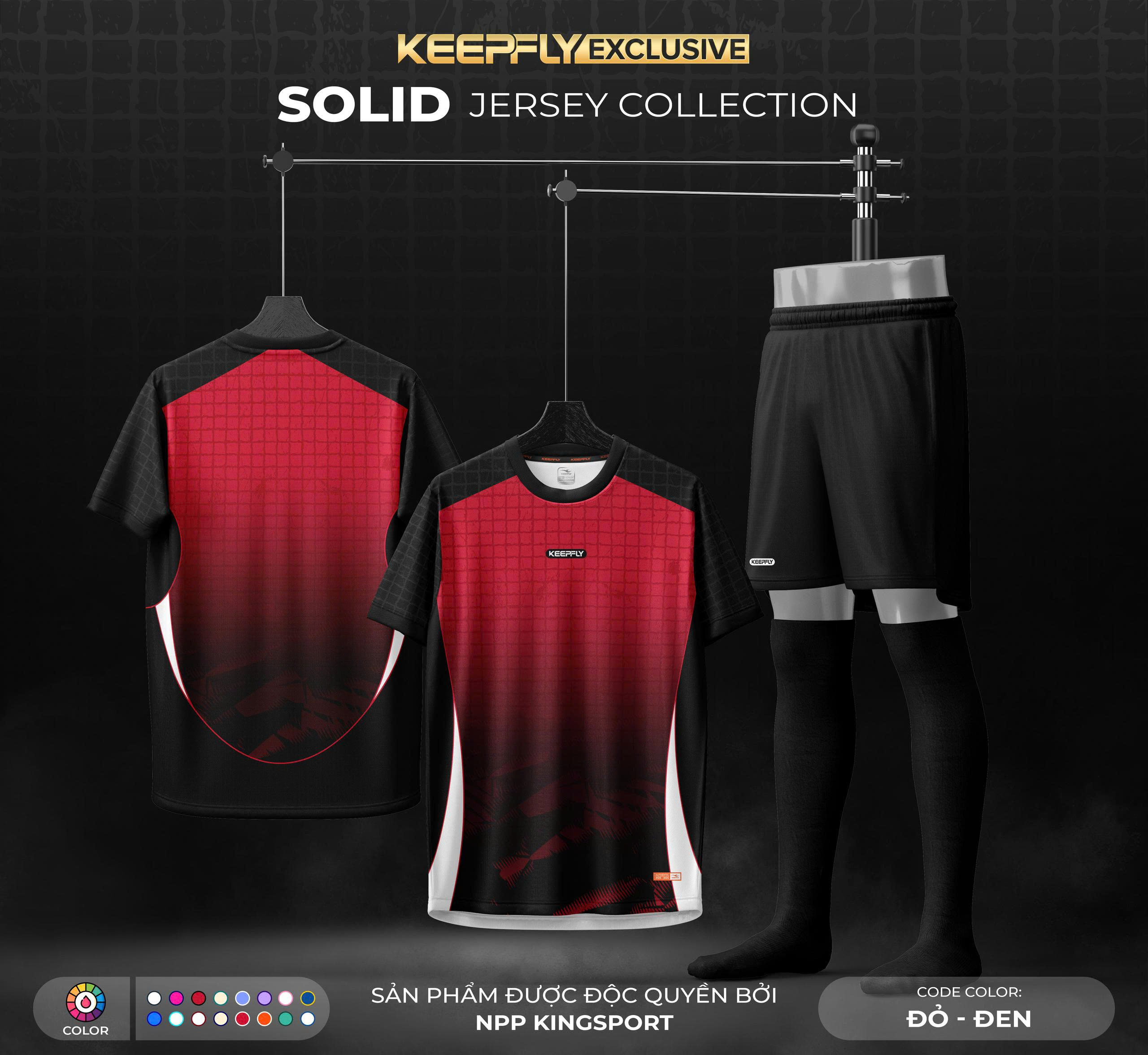 BỘ BÓNG ĐÁ CHÍNH HÃNG KEEPFLY SOLID
