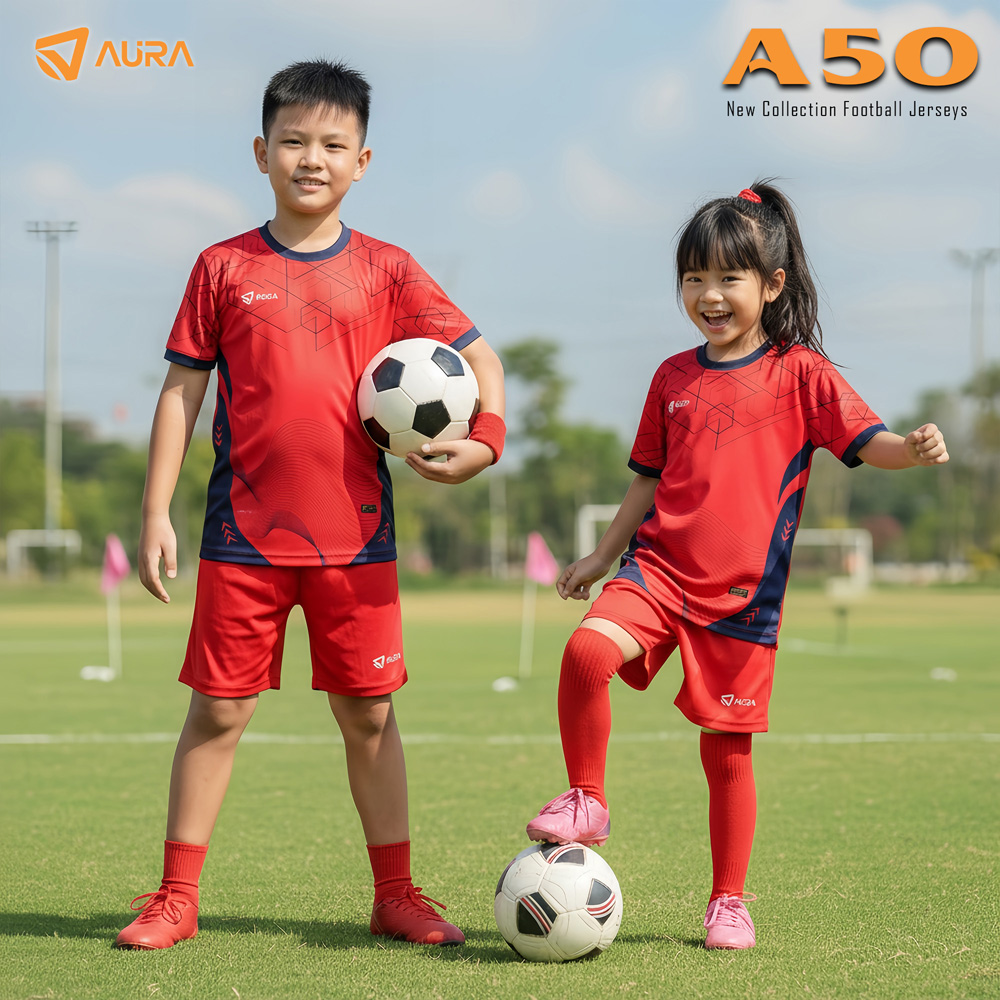 Quần Áo Bóng Đá AURA - A50 (Trẻ Em)