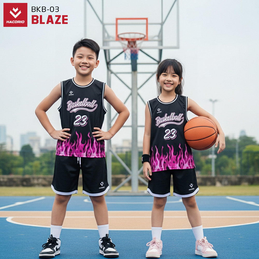 Quần Áo Bóng Rổ Trẻ Em HACORIO - BLAZE (BKB - 03) - ảnh