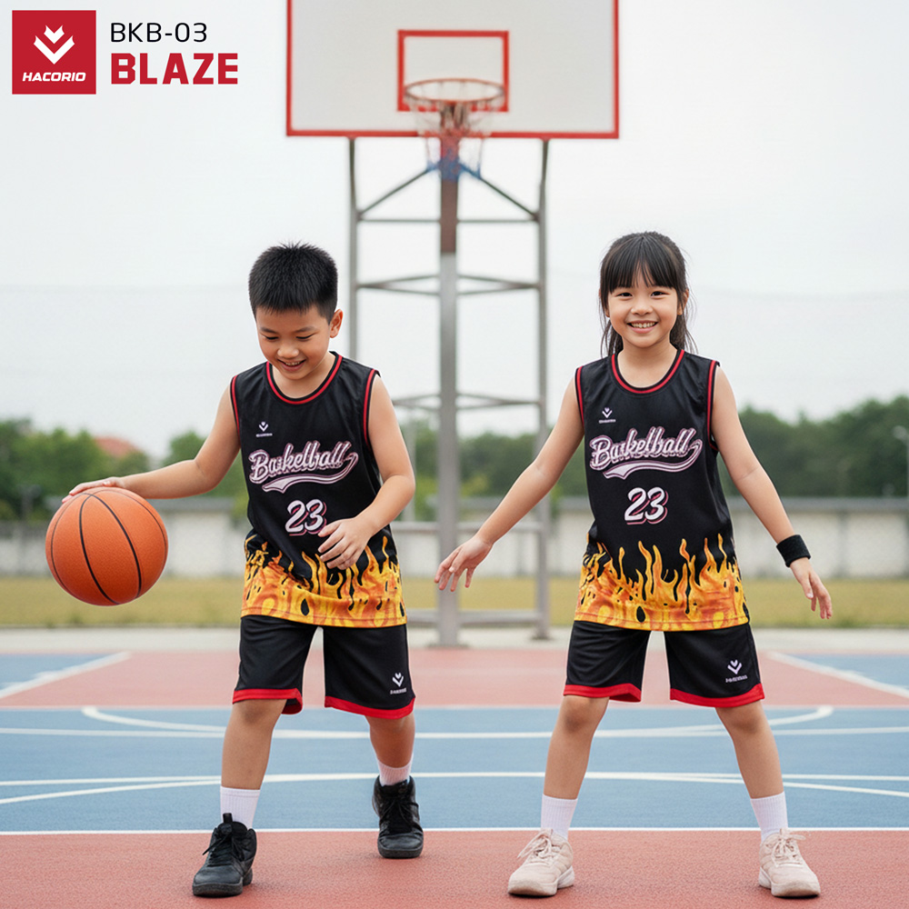 Quần Áo Bóng Rổ Trẻ Em HACORIO - BLAZE (BKB - 03) - ảnh