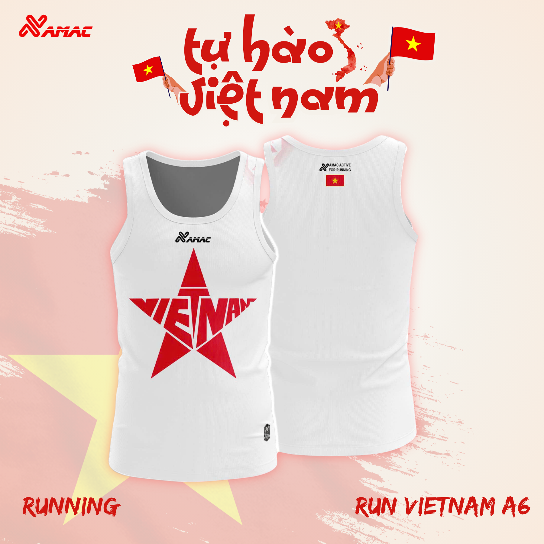 ÁO CHẠY BỘ BA LỖ AMAC VIỆT NAM