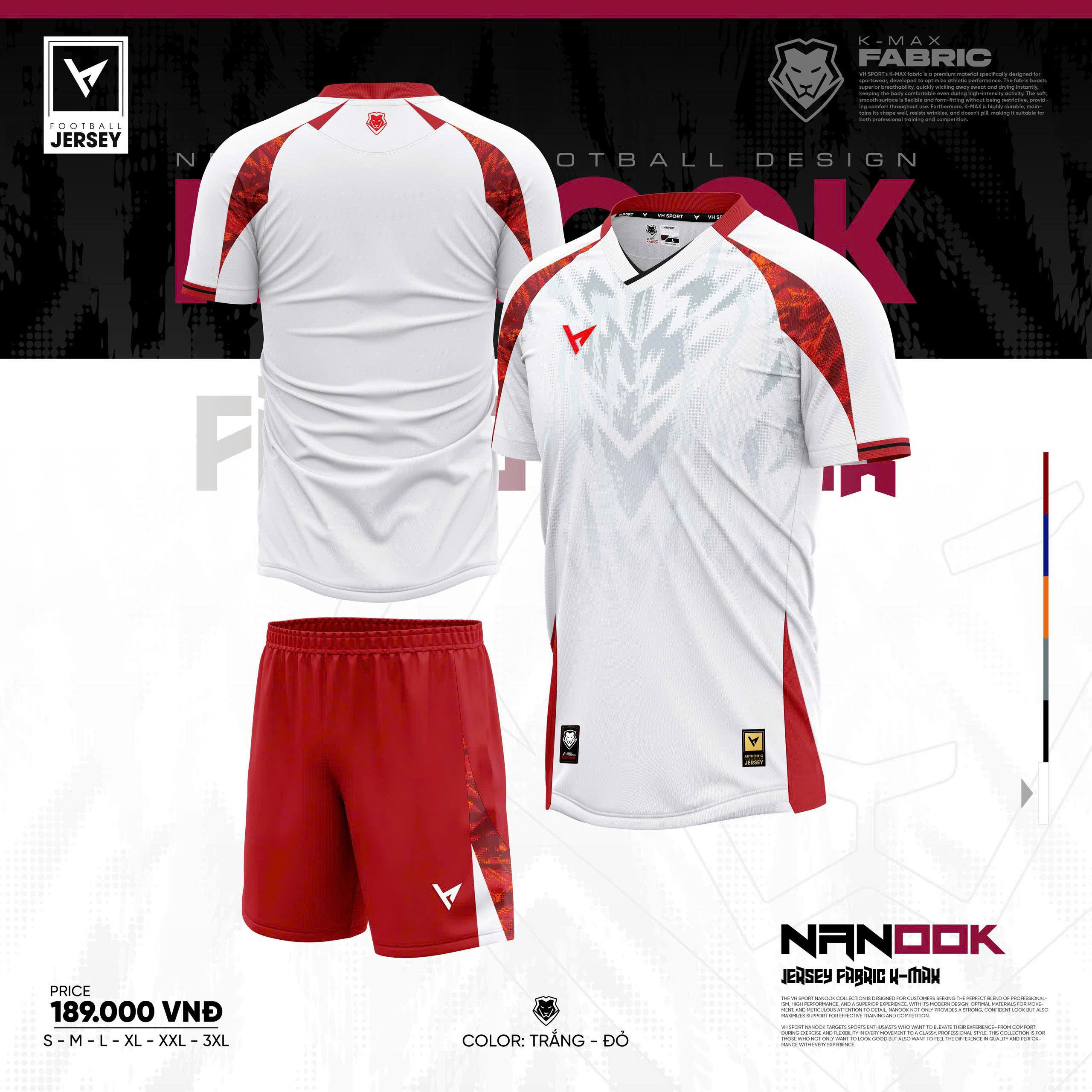 QUẦN ÁO BÓNG ĐÁ VH NANOOK