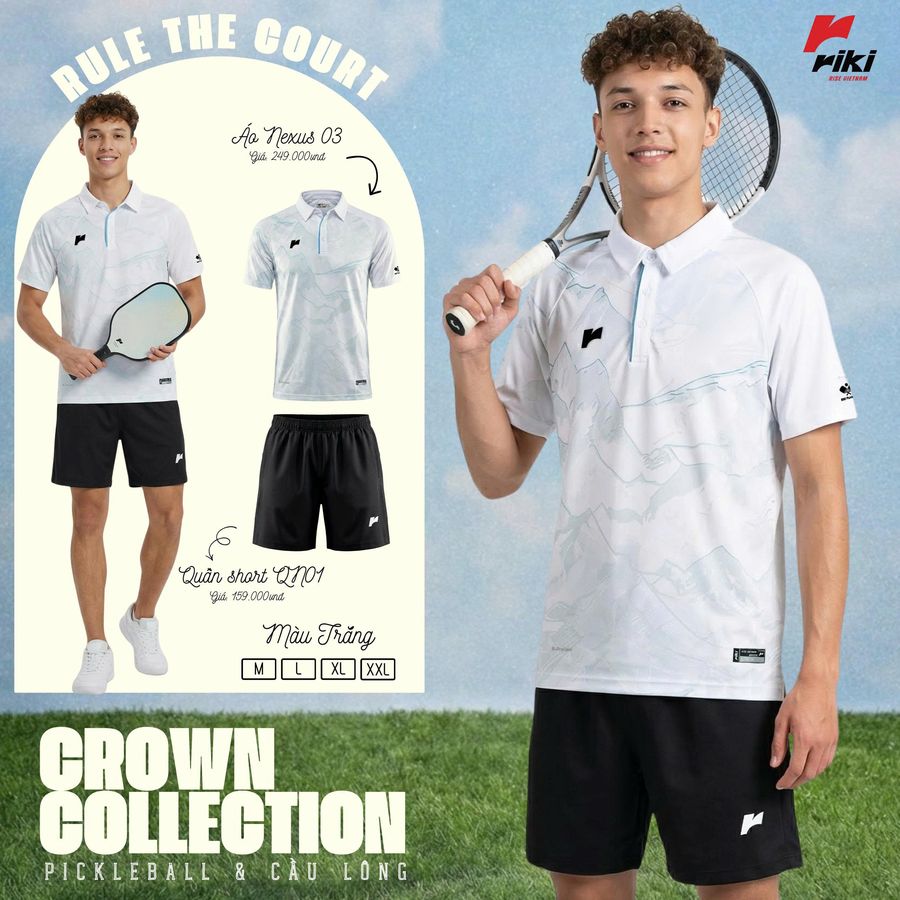 Áo Thể Thao Riki Nexus 03 Nam - ảnh