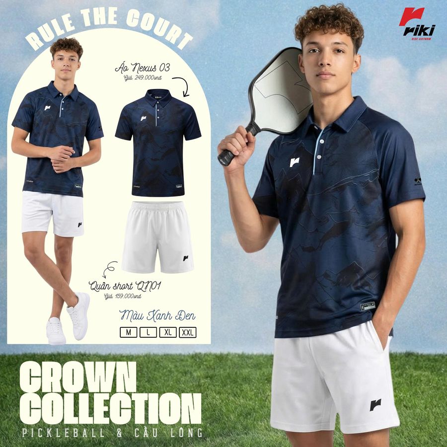 Áo Thể Thao Riki Nexus 03 Nam - ảnh